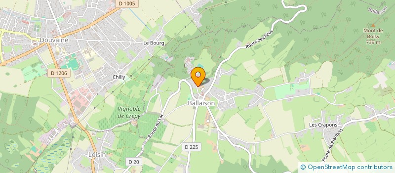 localisation de l'entreprise LA MERE GAUD à BALLAISON