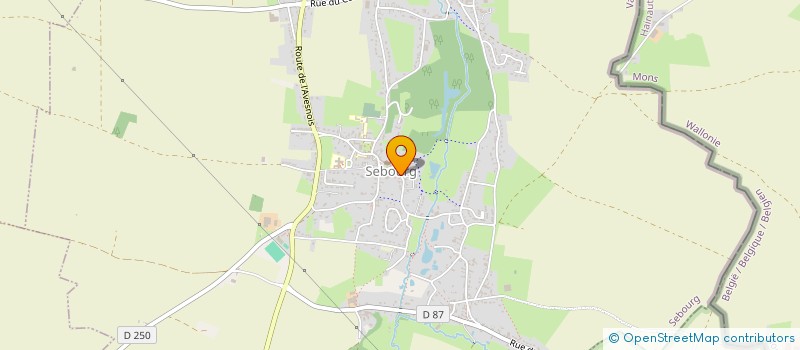 localisation de l'entreprise LA MERE LUSSIEZ à SEBOURG