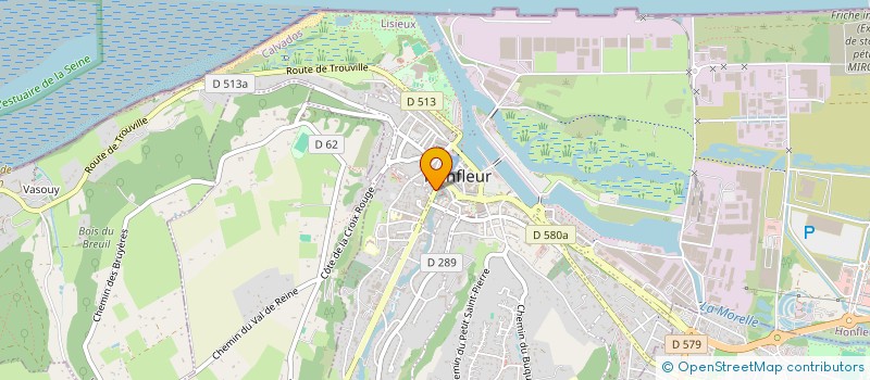 localisation de l'entreprise LA MERE POULE à HONFLEUR