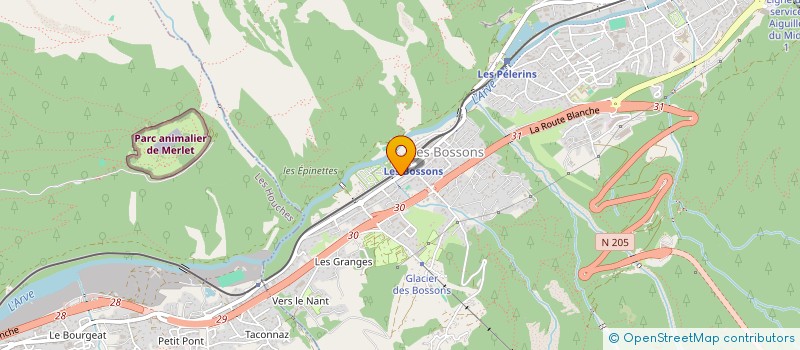 localisation de l'entreprise LA MERE RICHARD HOLDING  CHAMONIX-MONT-BLANC