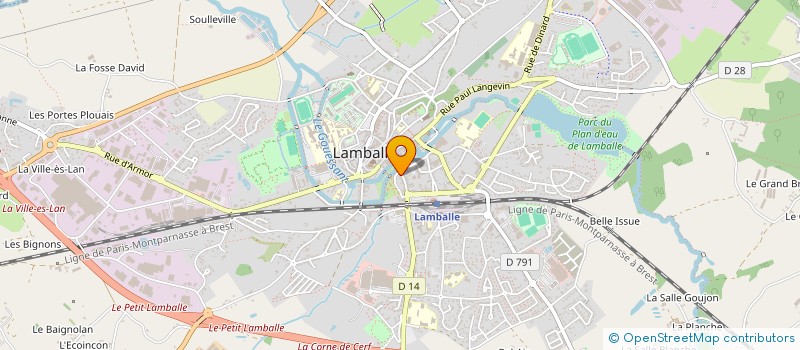 localisation de l'entreprise LA MERE RONDEL  LAMBALLE-ARMOR