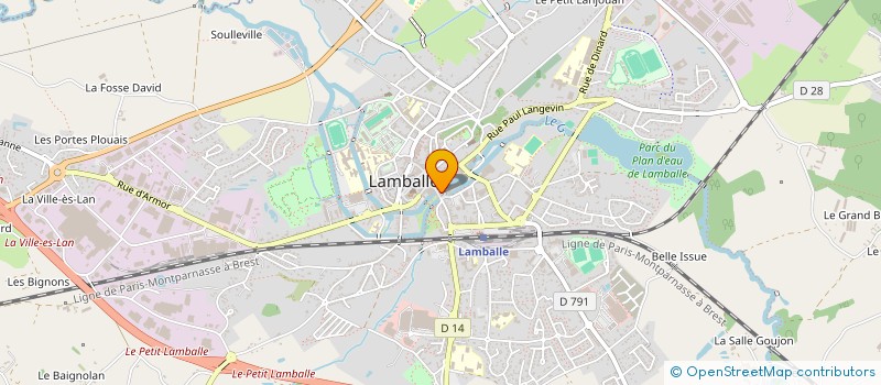 localisation de l'entreprise LA MERE RONDEL  LAMBALLE-ARMOR