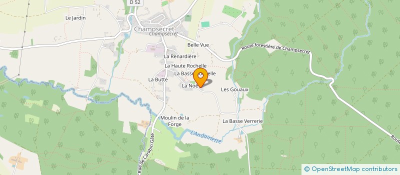 localisation de l'entreprise LA MERE SON'R à SAINT-BOMER-LES-FORGES