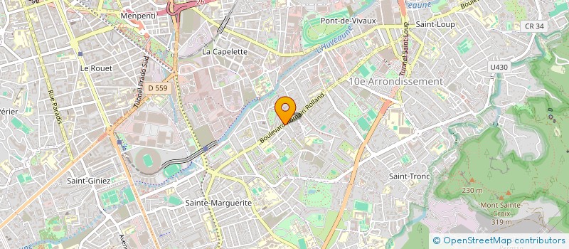 localisation de l'entreprise LA MERIDIENNE à MARSEILLE