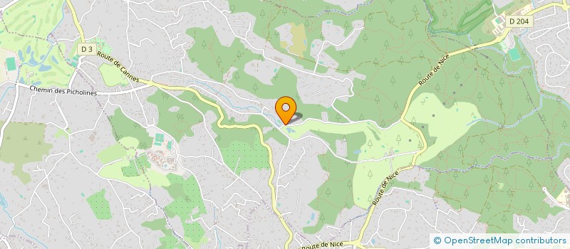 localisation de l'entreprise LA MERIDIENNE  OPIO