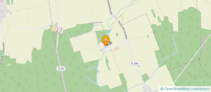 localisation de l'entreprise LA MERIDIENNE  HAUTEFEUILLE