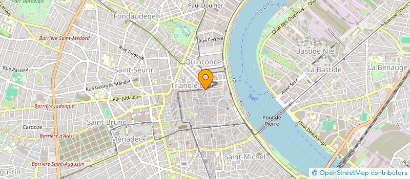 localisation de l'entreprise LA MERIDIENNE  BORDEAUX