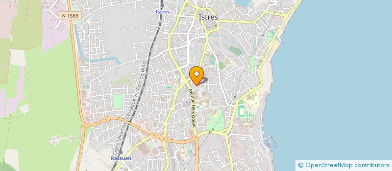 localisation de l'entreprise LA MERIDIENNE DE CONSTRUCTION à ISTRES