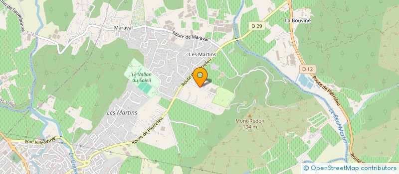 localisation de l'entreprise LA MERIDIENNE DE LOCATION à LA CRAU