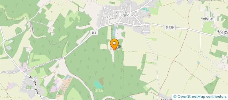 localisation de l'entreprise LA MERIDIENNE DU PICTON  BIGNOUX