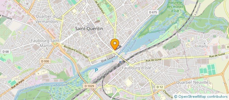 localisation de l'entreprise LA MERIDIENNE SAINT QUENTINOISE à SAINT-QUENTIN
