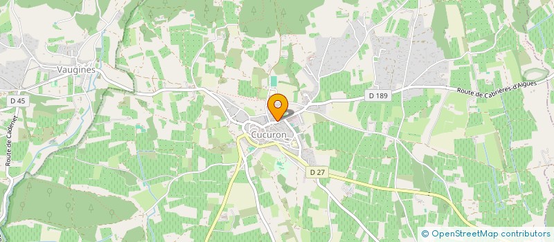 localisation de l'entreprise LA MERIDIONALE DE NEGOCE  CUCURON