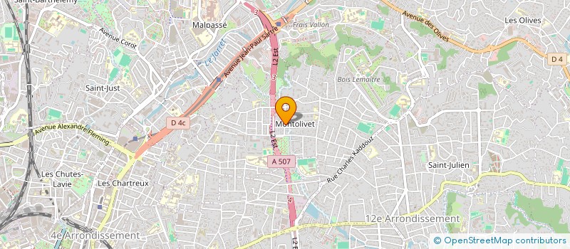 localisation de l'entreprise LA MERIDIONALE DE SERVICES à MARSEILLE