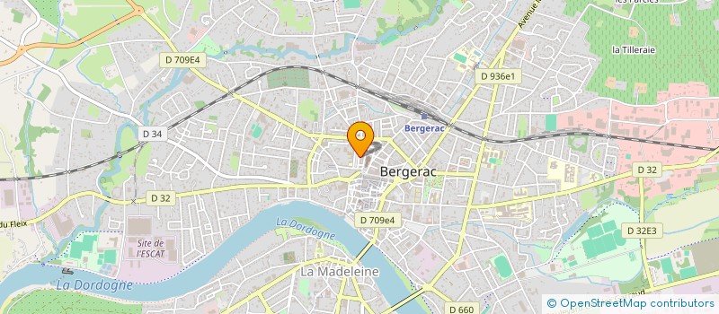 localisation de l'entreprise LA MERILLE à BERGERAC