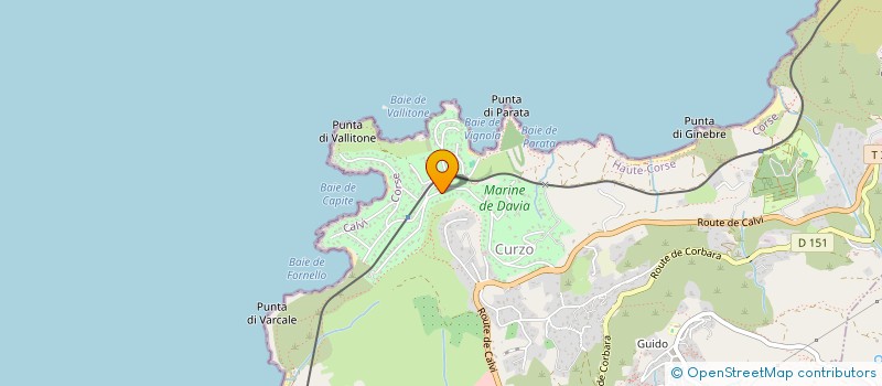 localisation de l'entreprise LA MERISSE à CORBARA