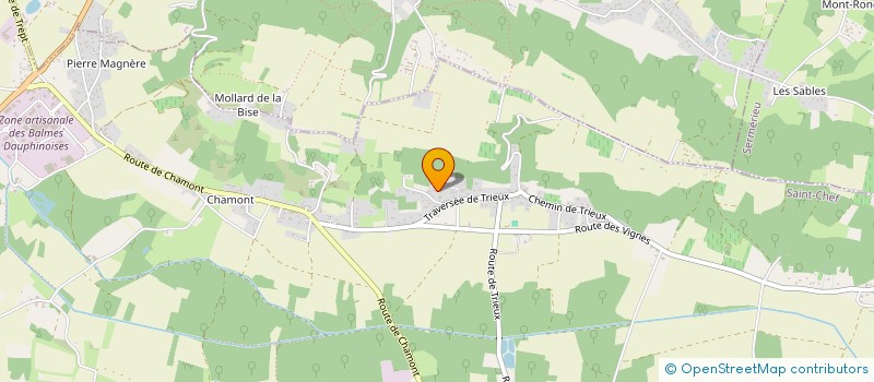 localisation de l'entreprise LA MERITINELLE  SAINT-CHEF