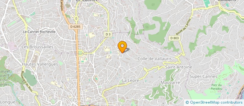 localisation de l'entreprise LA MERLETTE  CANNES