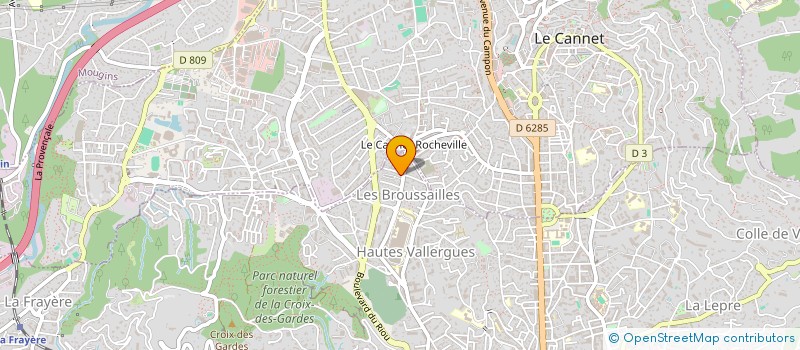 localisation de l'entreprise LA MERLETTE  CANNES