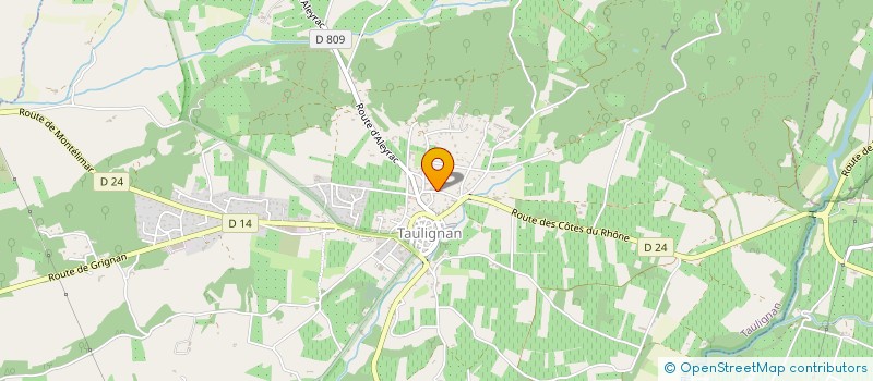 localisation de l'entreprise LA MERLUCHE  TAULIGNAN