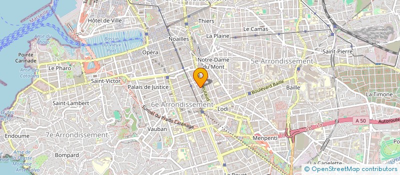 localisation de l'entreprise LA MESANGE à MARSEILLE