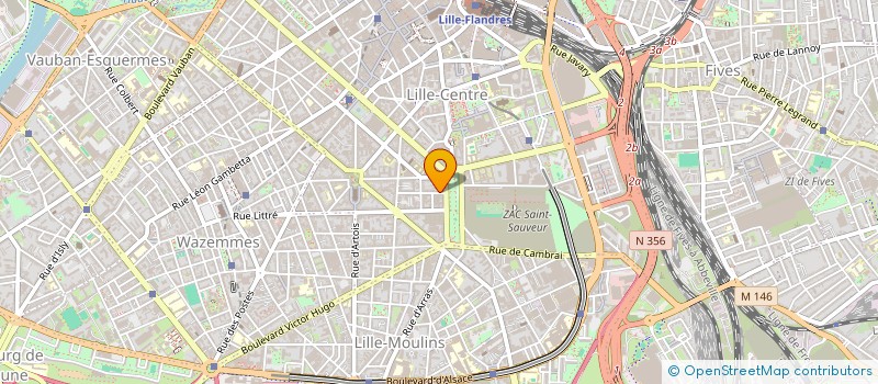 localisation de l'entreprise LA MESANGE à LILLE