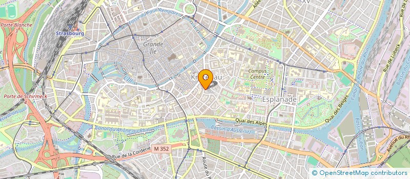 localisation de l'entreprise LA MESANGE à STRASBOURG