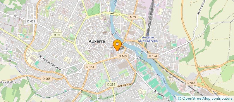 localisation de l'entreprise LA MESANGE BLEUE  AUXERRE