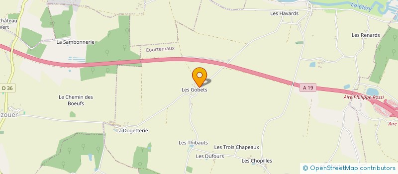 localisation de l'entreprise LA MESANGERE à COURTEMAUX