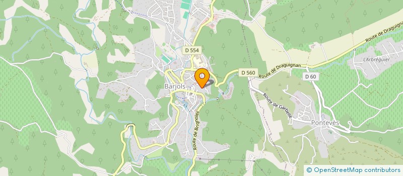 localisation de l'entreprise LA MESCLA à BARJOLS