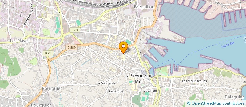 localisation de l'entreprise LA MESCLA FEST à LA SEYNE-SUR-MER