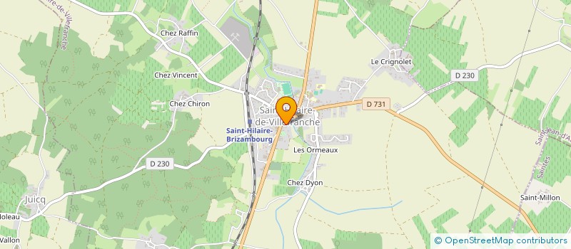 localisation de l'entreprise LA MESNACAISE  MIGRON