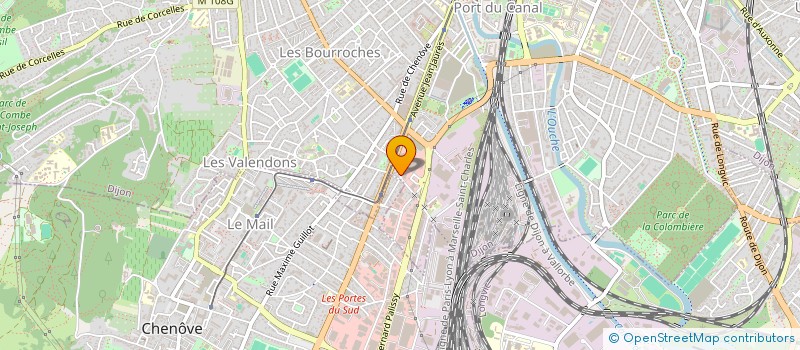 localisation de l'entreprise LA MESNIE  DIJON