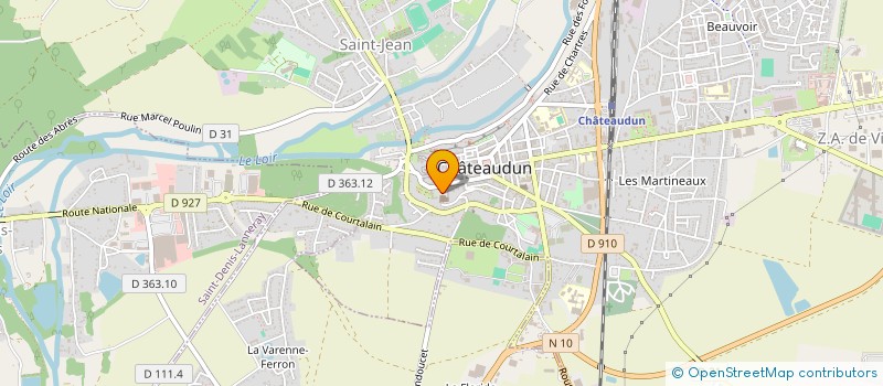 localisation de l'entreprise LA MESNIE DE DAME LISE à CHATEAUDUN