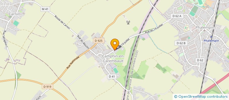 localisation de l'entreprise LA MESNIE DU ROY  CAMPHIN-EN-CAREMBAULT