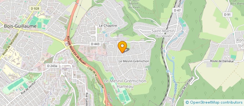 localisation de l'entreprise LA MESNILOISE  SAINT-MARTIN-DU-VIVIER