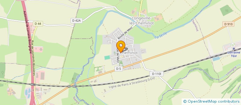 localisation de l'entreprise LA MESSINE  CHEMINOT