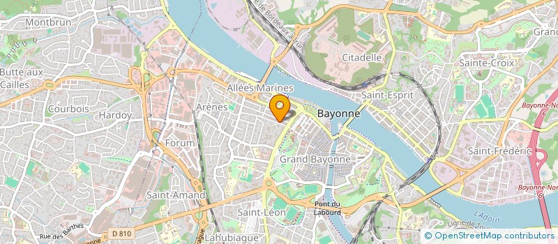 localisation de l'entreprise LA MESURE  BAYONNE