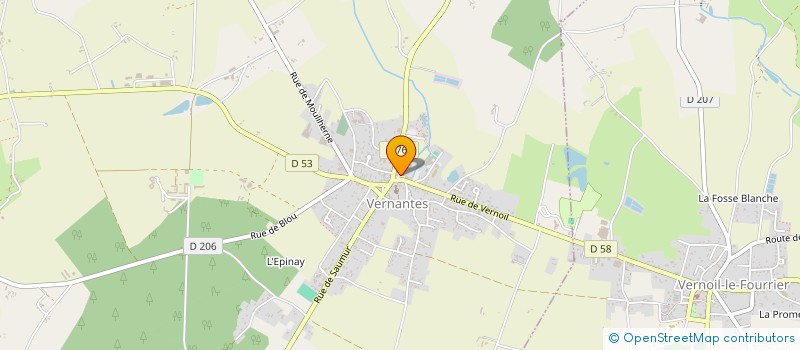 localisation de l'entreprise LA METAIRIE à NOYANT-VILLAGES