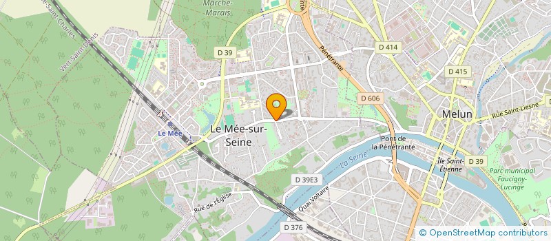 localisation de l'entreprise LA METAIRIE à LE MEE-SUR-SEINE