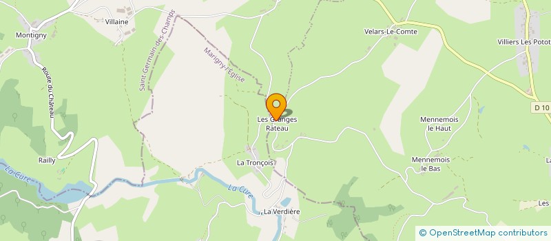 localisation de l'entreprise LA METAIRIE à QUARRE-LES-TOMBES