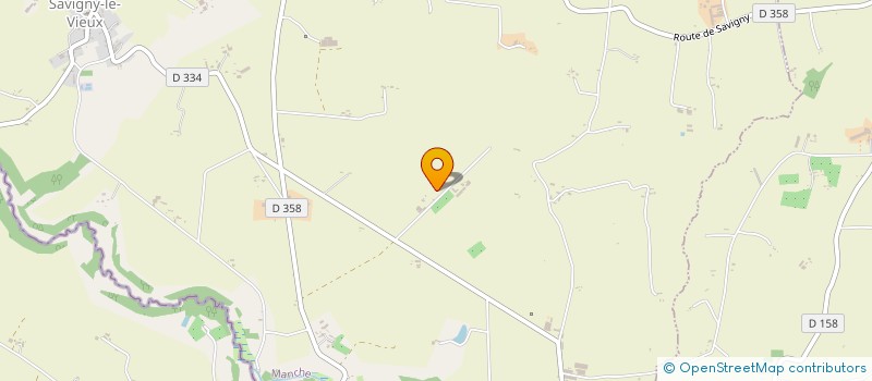 localisation de l'entreprise LA METAIRIE  SAVIGNY-LE-VIEUX