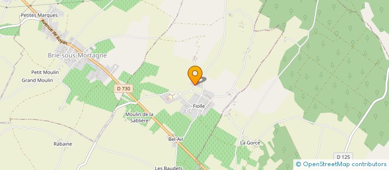 localisation de l'entreprise LA METAIRIE DE BAS  FLOIRAC