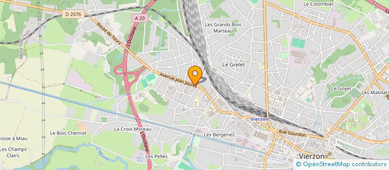 localisation de l'entreprise LA METAIRIE DE ROZAY  VIERZON