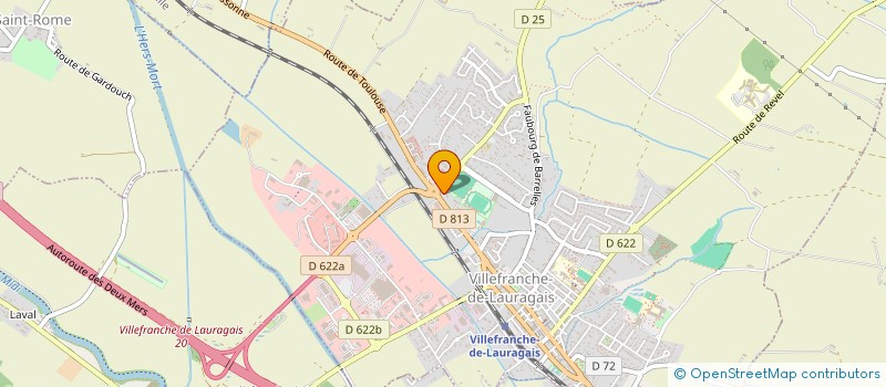 localisation de l'entreprise LA METAIRIE DU CHATEAU  VILLEFRANCHE-DE-LAURAGAIS