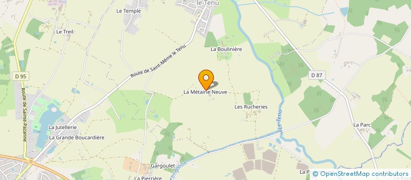 localisation de l'entreprise LA METAIRIE NEUVE à MACHECOUL-SAINT-MEME