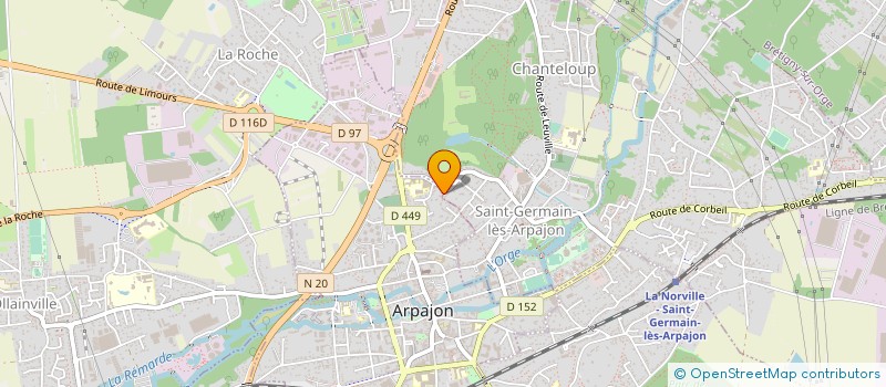 localisation de l'entreprise LA METAL VERRE à ARPAJON