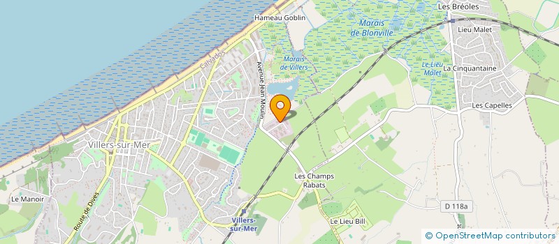localisation de l'entreprise LA METALLERIE à VILLERS-SUR-MER