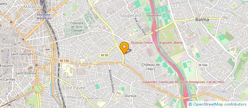 localisation de l'entreprise LA METALLERIE à TOULOUSE