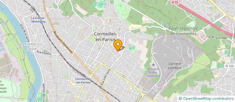 localisation de l'entreprise LA METALLIC à CORMEILLES-EN-PARISIS