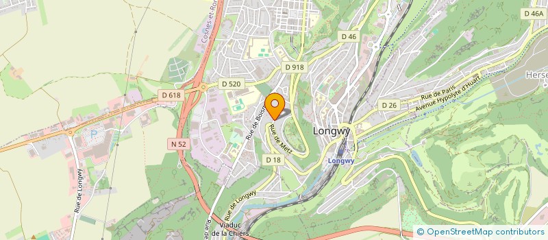 localisation de l'entreprise LA METHODE Z à LONGWY